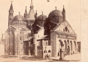 Padova Chiesa San Antonio Italy old CDV Photo 1860'