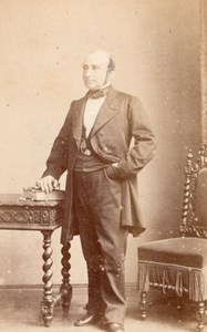 Man Second Empire French Fashion old CDV Photo 1860'