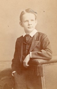 Boy Rendall Family Oxford old CDV Forshaw Photo 1875