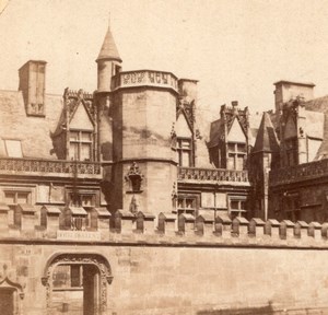 Musée de Cluny Paris old stereoview Photo 1865