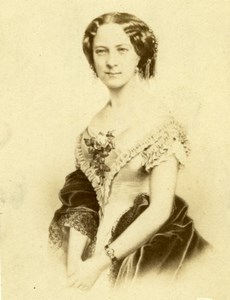 Princesse de Galles France old CDV Jacotin 1860'