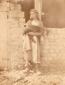 Lebanese Shepherd Syria old Lallemand & Hart Photo 1865