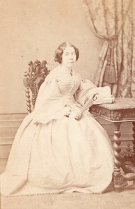 Woman Marseille Second Empire Fashion Terris CDV 1860'