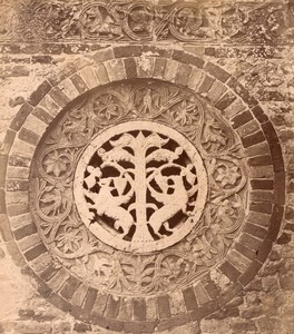 Pomposa Santa Maria Church Detail Italy Old Photo 1875'