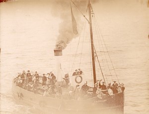 France Dieppe Steamer JB Pollet old Photo 1900'