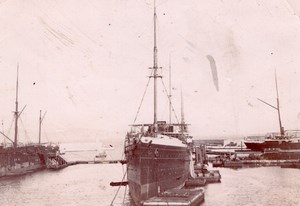 Steamer Indus Boat France Old Photo 1890'