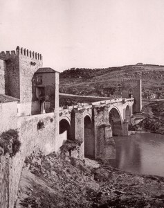Spain Toledo Puente San Martin Photo Hauser Menet 1897