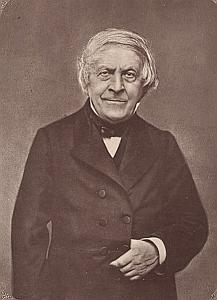 Historian Jules Michelet France Old Photo 1875