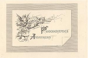 Photographes Amateurs Osodarc Freres Paris Card 1860