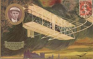 Pau Wilbur Wright Flyer Early Aviation PC 1909