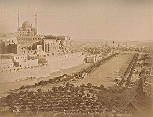 Citadel & Mosque Foutain Cairo Bonfils 2 Photos 1880