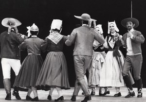 French Popular Dancers Paris Theater old Photo 1979