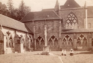 Saint Dié Vosges Priest Monastere France old Photo 1880