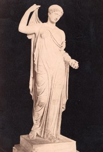 Venus Genitrix Roman Empire Sculpture old Photo 1880