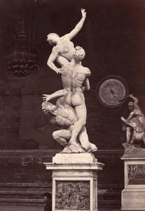 Firenze Giambologna Statue Barometer Italy Photo 1880