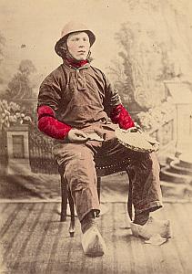 Zelande Fisherman Fashion Netherlands old Photo 1890