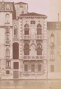 Italy Venezia Contarini Fasan Old Photo 1890