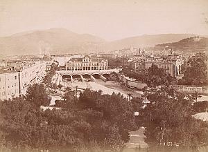 French Riviera Nice Panorama Vittel Advert Old Jean Gilletta Photo 1880'