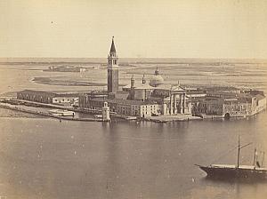 San Giorgio Maggiore Panorama Venezia Old Photo 1860