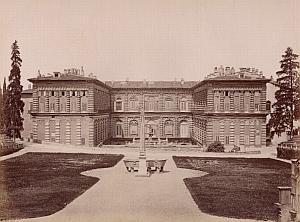 Firenze Palazzo Pitti Garden Italy Old Brogi Photo 1880