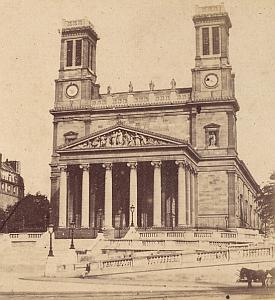 St Vincent de Paul Church Paris Old Stereo Photo 1870