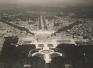 Versailles Aerial View France Old CAF Photo 1920's