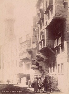 Egypt Cairo Bab el Vazir Street old Legekian Photo 1880