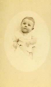 Children Costume Fashion Roubaix France Old CDV Photo Hansotte 1870