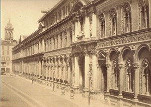 Italy Milano Spitale Maggiore Facade Old Photo 1875