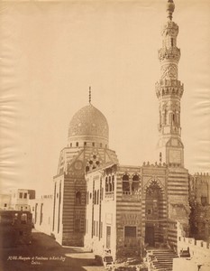 Egypt Cairo Kaît Bey mosque Old Photo Sebah 1875