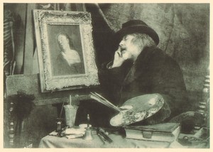 Belgium Sentiment d'Art en Photographie Painter old Halftone Van Loo 1901