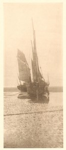 Belgium Sentiment d'Art en Photographie Sailboats Halftone Ferdinand Leys 1901