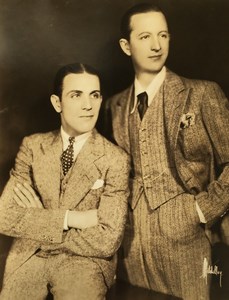 New York Vaudeville team Jans & Whalen Old Mitchell Photo 1930