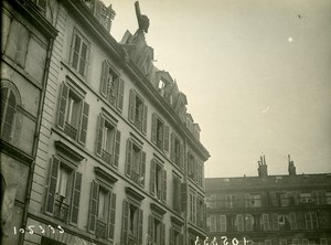 Paris Avenue Grande Armee WWI Aerial Raid by Aircraft Gotha Photo Branger 1918