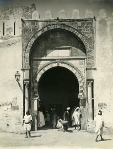 Tunisia Kairouan Door of Tunis Old Photo Neurdein 1900
