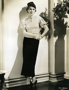 Diana Wynyard wearing comfortable Sportswear Fashion MGM Photo 1932