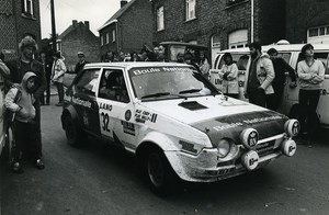 Belgium Ypres Rallye Race Car Fiat Ritmo 75 Plas Nijs Photo Vanderhaegen 1981