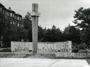 Poland Silesia Bytom Pomnik Wolnosci War Memorial Old Photo 1970