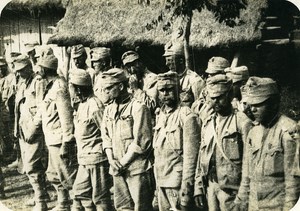 Greece WWI Orient War Salonique Troops German Prisoners Old Photo 1918