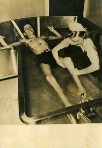 France Paris Military American Hospital New Paralysis Treatment Old Photo 1945