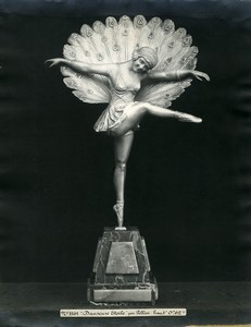 France Paris Art Deco Cadran Workshop Pellier Ballerina Old Photo 1930