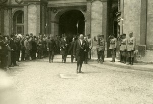 WWI Saint Germain Castle Peace Treaty Signature Austria Old Photo Trampus 1919