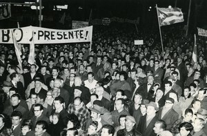 Uruguay Montevideo Pro Cuban Cuba Demonstrations Old Photo 1964