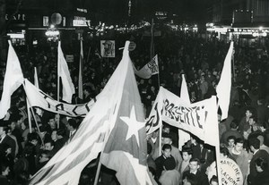 Uruguay Montevideo Pro Cuban Demonstrations Old Photo 1964