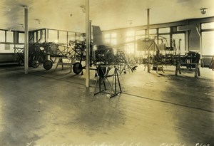 USA Chicago Fuselage Repair Section Aviation Service & Transport Old Photo 1925