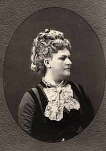 France Opera Singer Sophie Cruvelli Old Woodburytype Photo Mulnier 1875