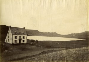 France Auvergne Hotel du Lac de Guery Mont Dore Old Photo 1890