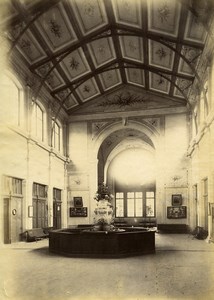 France Auvergne La Bourboule Thermes Entry Hall Old Photo 1890