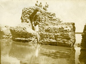 Syria Djezireh Al-Hasakah French Militairy Mandate Ruins Old Amateur Photo 1929