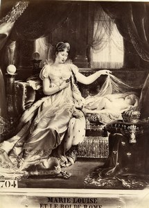 France Painting Marie Louise & King of Rome Joseph-Boniface Franque Photo 1900